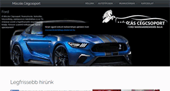 Desktop Screenshot of moczasauto.hu