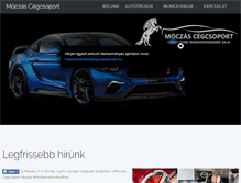 Tablet Screenshot of moczasauto.hu